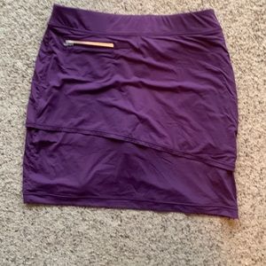 Purple tennis / athletic  skirt